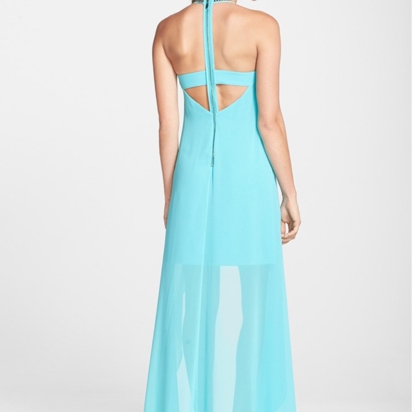 Laundry by Shelli Segal Embellished Chiffon Gown - Picture 2 of 8